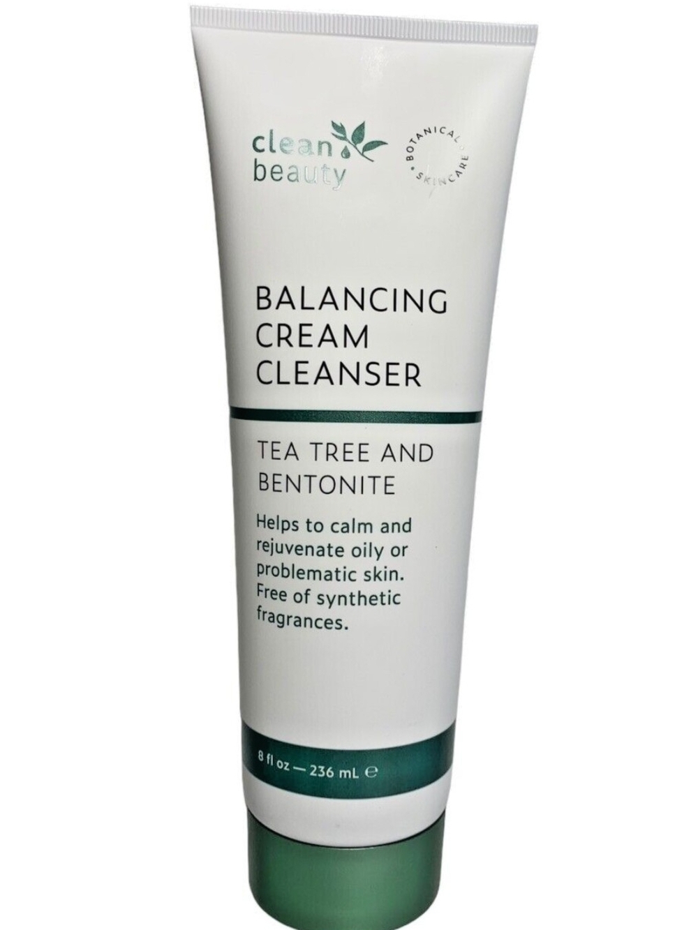 Clean Beauty Balancing Cream Cleanser - Tea Tree & Bentonite SEALED